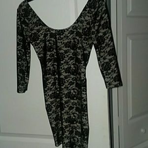 long sleeve mini dress